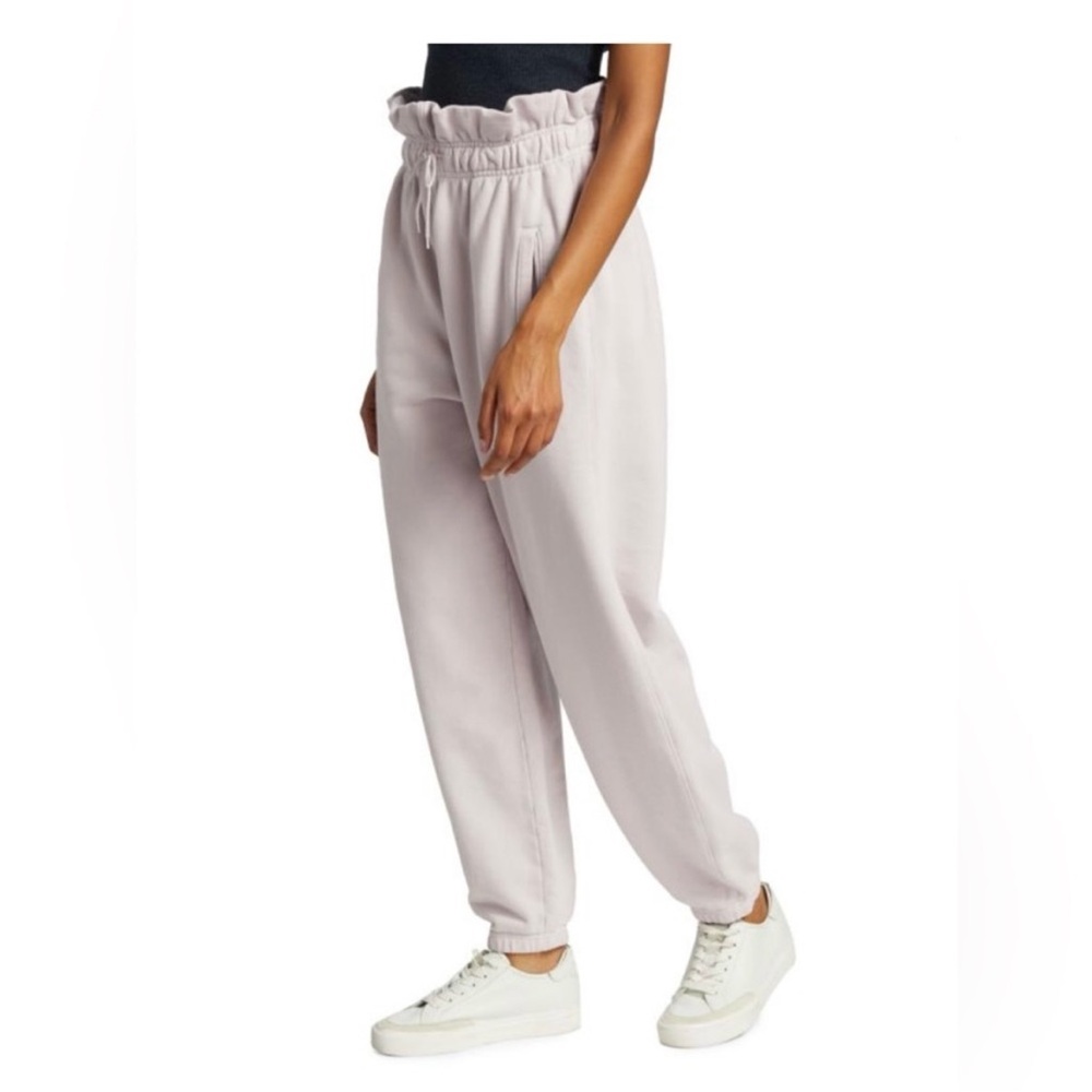 AGOLDE High rise Paperbag Cotton Terry Sweatpants
